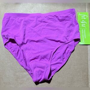 Women’s Fit 4 U Sherbert 16W High Waist Bikini Swim Bottom NWT